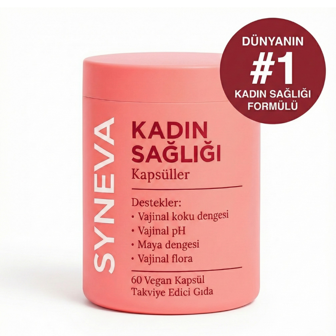 Syneva® Kadın Sağlığı Desteği Kapsüller, 60 vegan kapsül, dünyada #1 kadın sağlığı formülü.