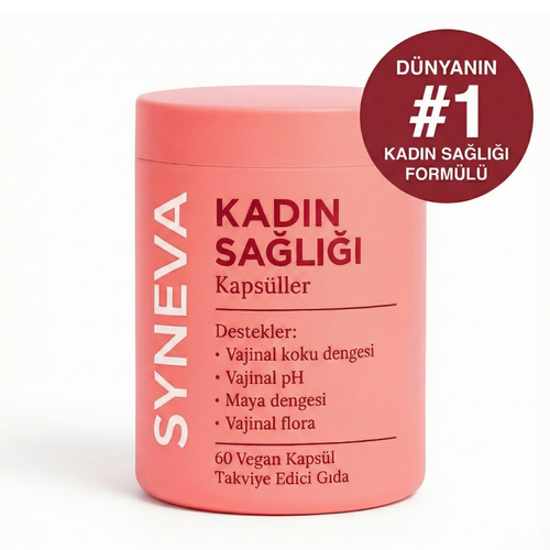 Syneva® Kadın Sağlığı Desteği Kapsüller, 60 vegan kapsül, dünyada #1 kadın sağlığı formülü.