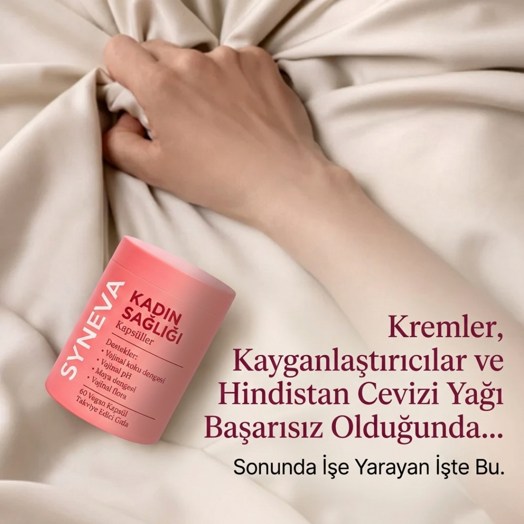 alt_tag: Syneva® Kadın Sağlığı Desteği kremi, sağlıklı cilt için ideal seçenekler sunuyor.